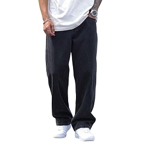 KOTTY Mens SolidMid Rise Coin PocketButtonAnkle LengthLoose