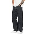 KOTTY Mens SolidMid Rise Coin PocketButtonAnkle LengthLoose