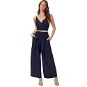 Women39s Two-Piece Co-ord Sets-Crop Top and Wide-Leg