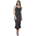 KOTTY Rayon Blend Bodycon Midi Womens Dress