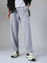 KOTTY Regular Fit Men Grey Trousers