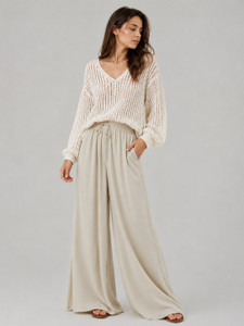KOTTY Regular Fit Women Beige Trousers