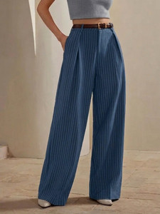 KOTTY Relaxed Women Blue Trousers