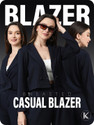 KOTTY Solid Single Breasted Casual Women Blazer