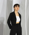 KOTTY Self Design Single Breasted Casual Women Blazer