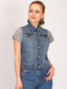 KOTTY Sleeveless Solid Women Denim Jacket
