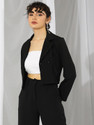 KOTTY Solid Single Breasted Casual Women Blazer