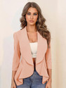 KOTTY Solid Single Breasted Formal Women Blazer