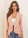 KOTTY Solid Single Breasted Formal Women Blazer