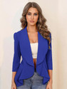 KOTTY Solid Single Breasted Formal Women Blazer