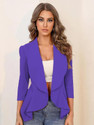 KOTTY Solid Single Breasted Formal Women Blazer