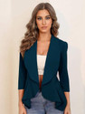 KOTTY Solid Single Breasted Formal Women Blazer