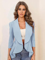KOTTY Solid Single Breasted Formal Women Blazer