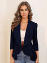 KOTTY Solid Single Breasted Formal Women Blazer