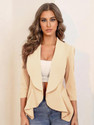 KOTTY Solid Single Breasted Formal Women Blazer