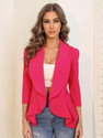 KOTTY Solid Single Breasted Formal Women Blazer