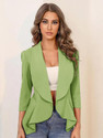 KOTTY Solid Single Breasted Formal Women Blazer
