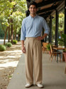 KOTTY Straight Fit Men Beige Trousers