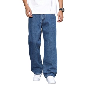 KOTTY Mens Loose Fit Baggy Jeans -