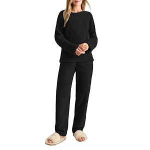 KOTTY Womens Black Winter Tracksuit Co-Ord Set
