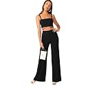 KOTTY Women's Bodycon Sleeveles Co-ord Top and Trouser Set