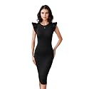 KOTTY Women39s Bodycon Solid Midi Dress