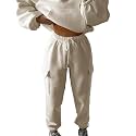KOTTY Women39s Co-Ords Solid Sweatshirt With Sweatpant