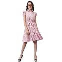 KOTTY Women39s Fit and Flare Multicolor Dress
