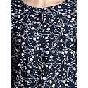 KOTTY Womens 3/4 Sleeve Multicolor Top(Blue,XL)