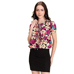 kotty women39s floral regular fit fashion vest