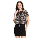 KOTTY Women's Floral Regular Fit Fashion Vest