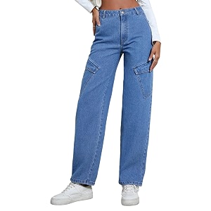 KOTTY Womens High Rise Relaxed Fit Clean