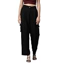 KOTTY Women39s High Rise Cotton Blend Relaxed