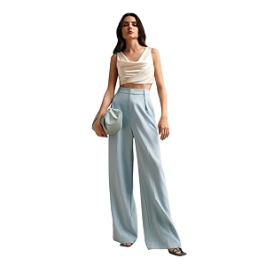 KOTTY Womens High Waist Solid Color Hook