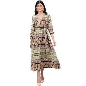 KOTTY Womens Polyester Blend Fit and Flare