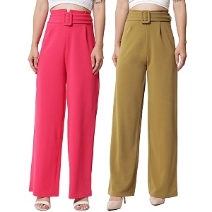 KOTTY Womens Regular Casual Pants