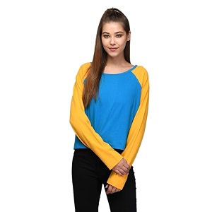 KOTTY Womens Solid Regular Fit T-Shirt