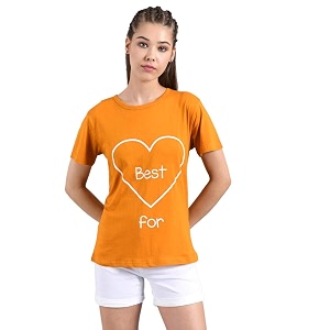 KOTTY Womens Solid Regular Fit T-Shirt