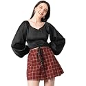 KOTTY Women's Solid Regular Fit Fashion Vest