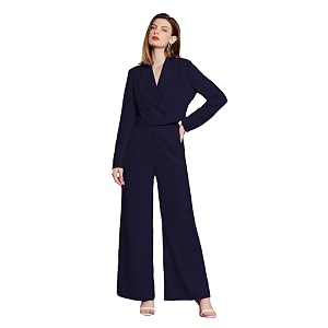 kotty women39s solid relaxed fit full sleeve co-ord blazer and trouser set