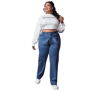 kotty slim straight fit jeans  high waist comfortable denim