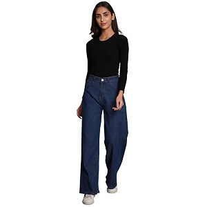 kotty womens denim jeans  flexible comfort wear  stylish look