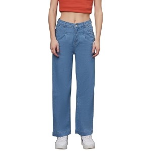 kotty slim straight fit jeans  high waist comfortable denim