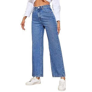 kotty women39s classic straight jeans  high rise regular cut