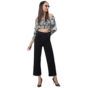kotty women39s regular fit jeans  slim through hip with straight leg design