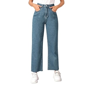kotty women39s classic straight jeans  high rise regular cut