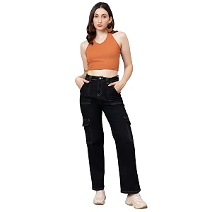 KOTTY Womens Straight Jeans