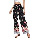 KOTTY Women39s Stylish Flared Printed Party Pants