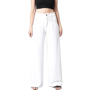 KOTTY Womens Work Ready Smart Pleated Pants