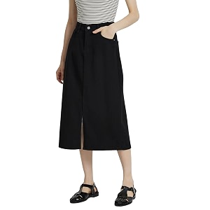 KOTTY Womens Wrap Style Flowy Knee Length